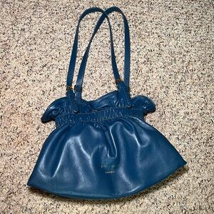 Leather shoulder bag